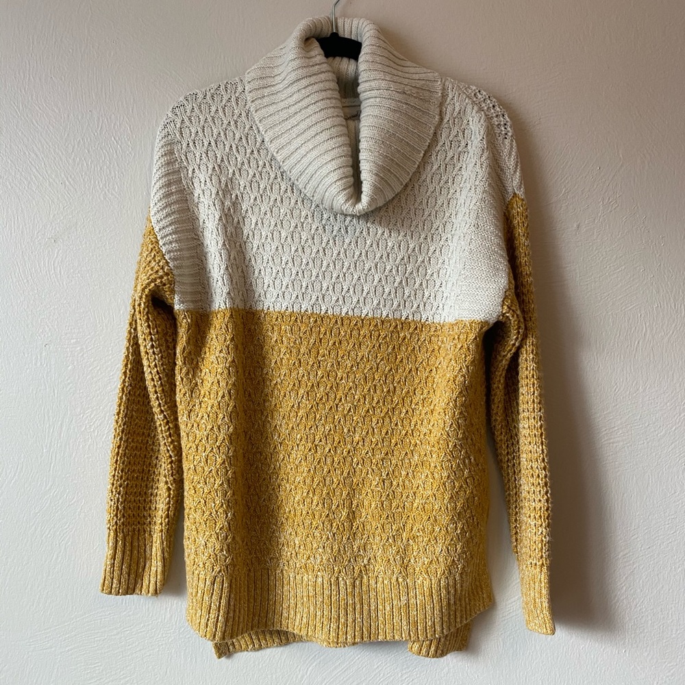 Universal Thread color block turtleneck sweater